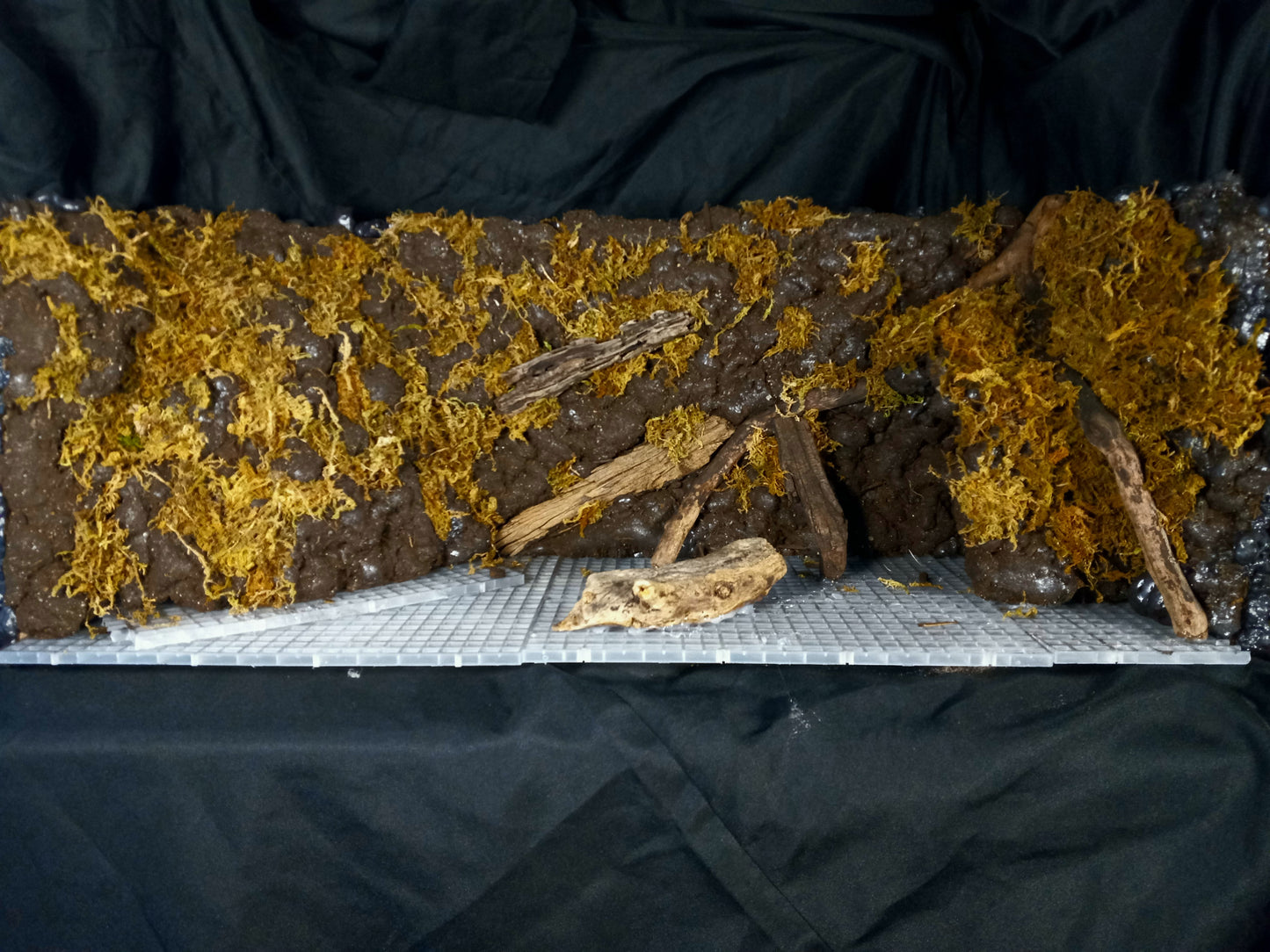 Mosswood Cavern (Background Included)- 20 Gal pre-made Vivarium Scape